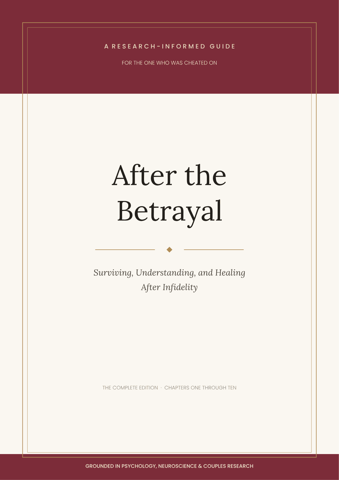 Real cover screenshot of After the Betrayal.